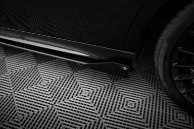 Накладки на пороги Street Pro + Flaps Maxton Mercedes-AMG A35 W177 Facelift - фото My Tuning Lab