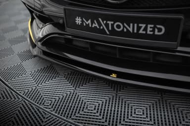 Передній сплітер V.4 Maxton Mercedes-AMG CLA 45 Aero C117 Facelift - фото My Tuning Lab