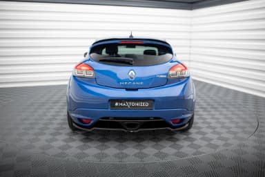 Задній центральний сплітер з дифузором Maxton Renault Megane RS Mk3 - фото My Tuning Lab