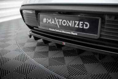 Задній сплітер (Z Dyfuzorem) Maxton Porsche Taycan / Taycan 4 / Taycan 4S / Taycan GTS Mk1 - фото My Tuning Lab