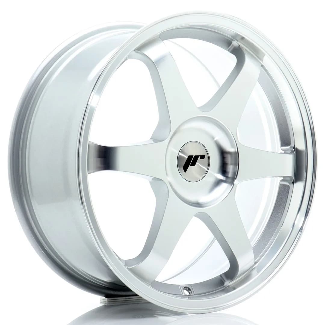 Легкосплавний диск 18" Japan Racing JR3 18x8 ET40 5x114,3 срібний з фрезеруванням - фото My Tuning Lab