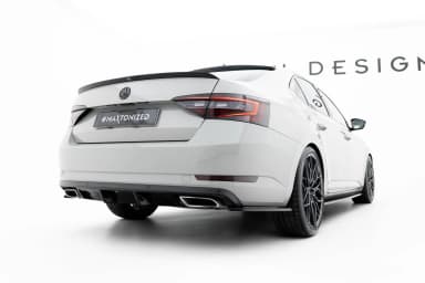 Задні сплітери Boczne V.1 Maxton Skoda Superb Liftback / Combi Mk3 - фото My Tuning Lab