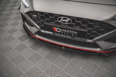 Передній сплітер V.1 + Flaps Maxton Hyundai I30 N / I30 N-Line Hatchback/Fastback Mk3 Facelift - фото My Tuning Lab