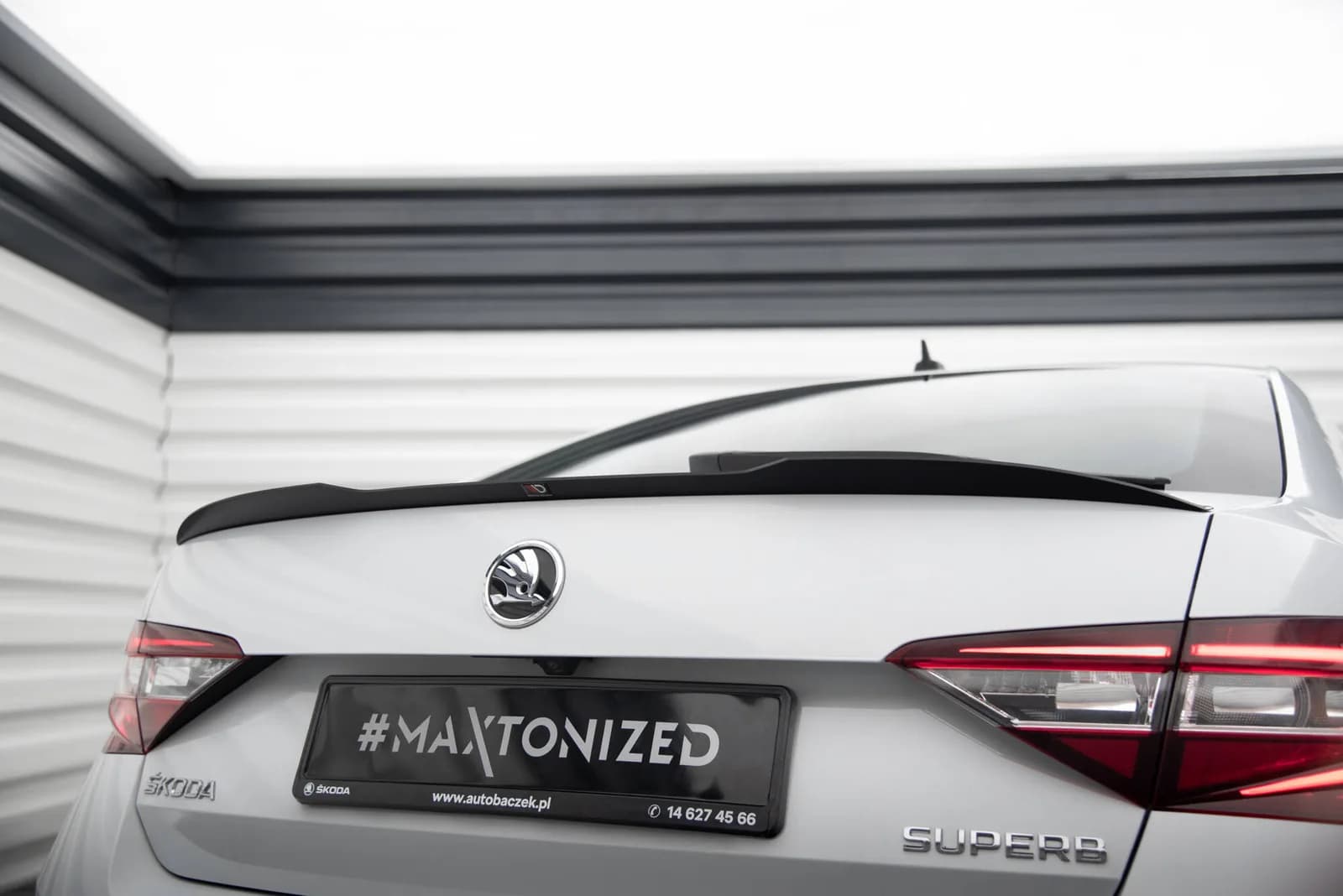 Спойлер V.2 Maxton Skoda Superb Liftback Mk3 / Mk3 Facelift - фото My Tuning Lab