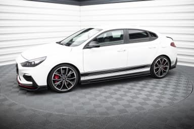Накладки на пороги V.5 Maxton Hyundai I30 N / N-Line Hatchback / Fastback Mk3 / Mk3 Facelift - фото My Tuning Lab