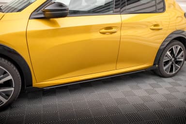 Накладки на пороги Street Pro + Flaps Maxton Peugeot 208 GT Mk2 - фото My Tuning Lab