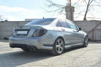 Задні сплітери Boczne Maxton Mercedes-Benz C Sedan / Estate AMG-Line W204 / S204 - фото My Tuning Lab