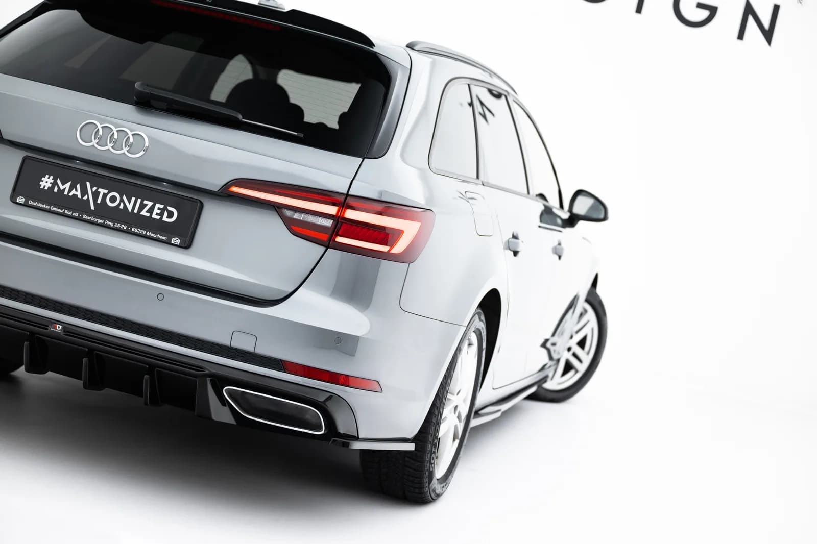Задні сплітери Boczne Maxton Audi A4 / A4 S-Line / S4 Sedan / Avant B9 - фото My Tuning Lab