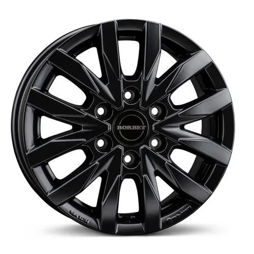 Легкосплавний диск 16" Borbet CW6 16x6,5 ET54 6x130 чорний Matt - фото My Tuning Lab