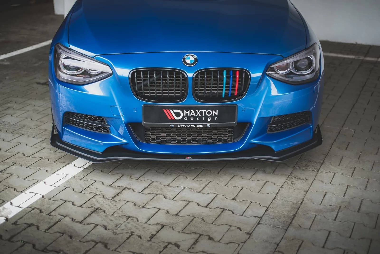 Передній сплітер Racing Durability + Flaps Maxton BMW M135i F20 - фото My Tuning Lab