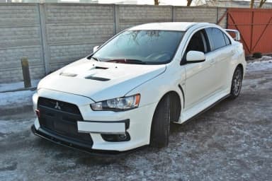 Передній сплітер Maxton Mitsubishi Lancer Evo X V.1 - фото My Tuning Lab
