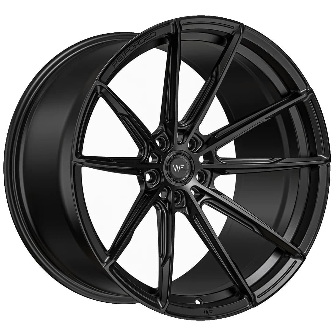 Легкосплавний диск 21" Wheelforce RACE.THREE 21x11,5 ET17 5x112 глибокий чорний - фото My Tuning Lab