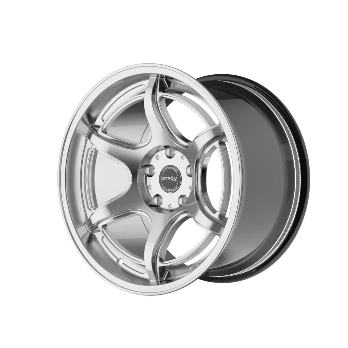 Легкосплавний диск 18" Strom DS-F45 18x10,5 ET10 5x114.3 Light насичений чорний - фото My Tuning Lab