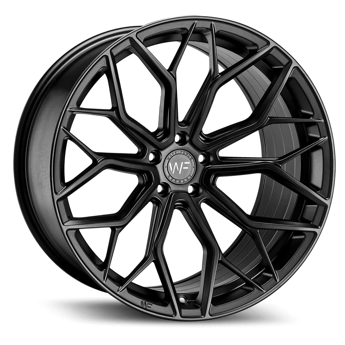 Легкосплавний диск 21" Wheelforce HE1-FF 21x11,5 ET17 5x112 глибокий чорний - фото My Tuning Lab