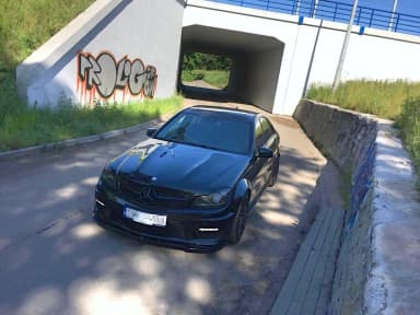 Передній сплітер Maxton Mercedes-Benz C63 AMG Sedan / Estate W204 Facelift / S204 Facelift - фото My Tuning Lab