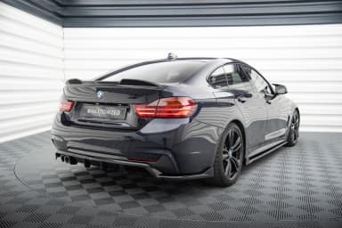 Задній сплітер (Z Dyfuzorem) Maxton BMW 4 Coupe / Gran Coupe / Cabrio M-пакет F32 / F36 / F33 - фото My Tuning Lab