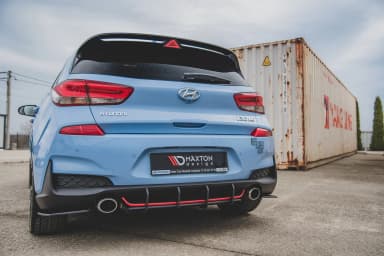 Задній дифузор Street Pro V.1 Maxton Hyundai I30 N Mk3 Hatchback - фото My Tuning Lab
