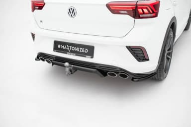 Задній центральний сплітер з дифузором Maxton Volkswagen T-Roc R Mk1 - фото My Tuning Lab
