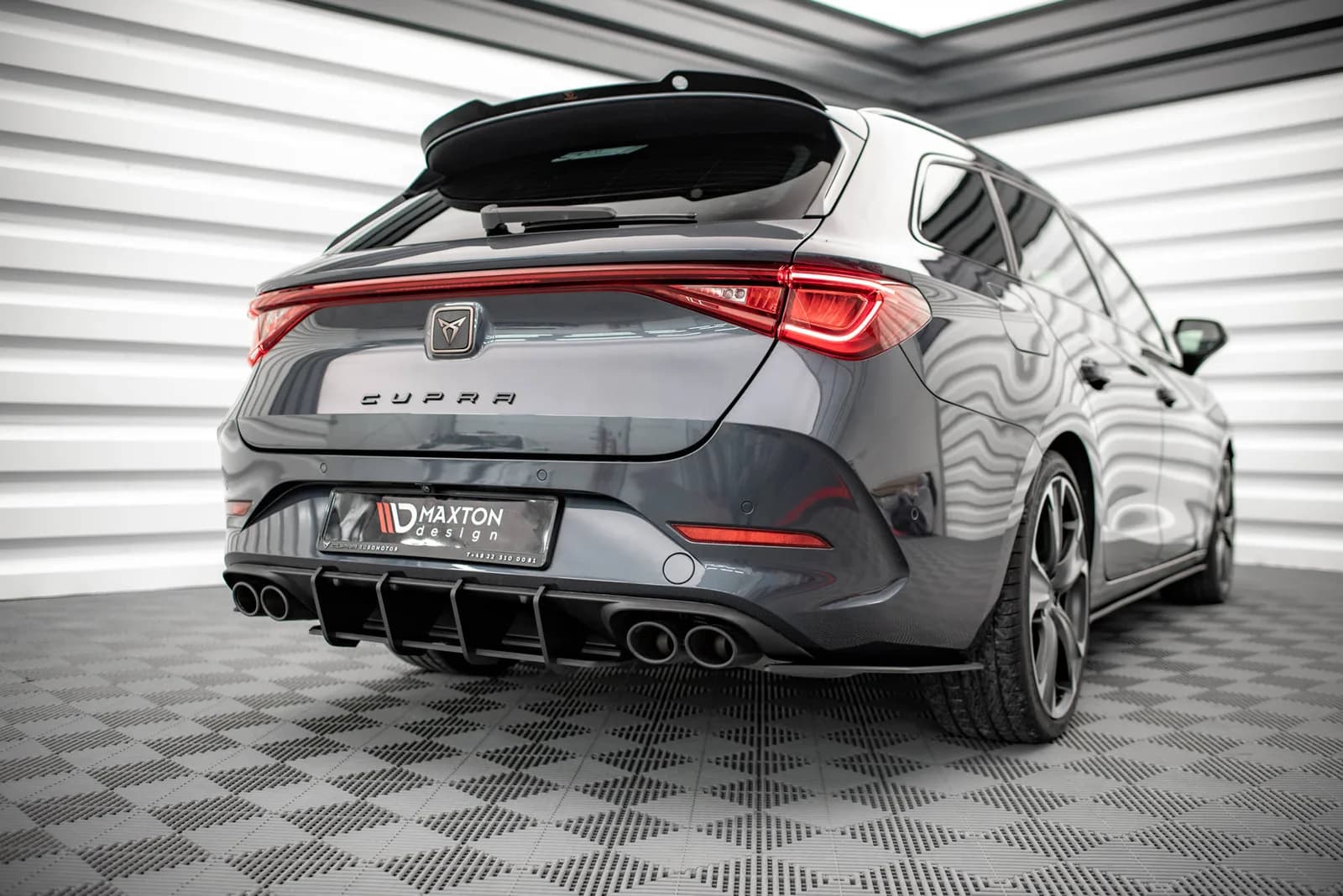 Задній дифузор Street Pro Maxton Cupra Leon ST Mk1 / Mk1 Facelift - фото My Tuning Lab