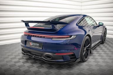 Задній центральний сплітер з дифузором V.2 Maxton Porsche 911 Carrera Aero / Carrera GTS 992 - фото My Tuning Lab