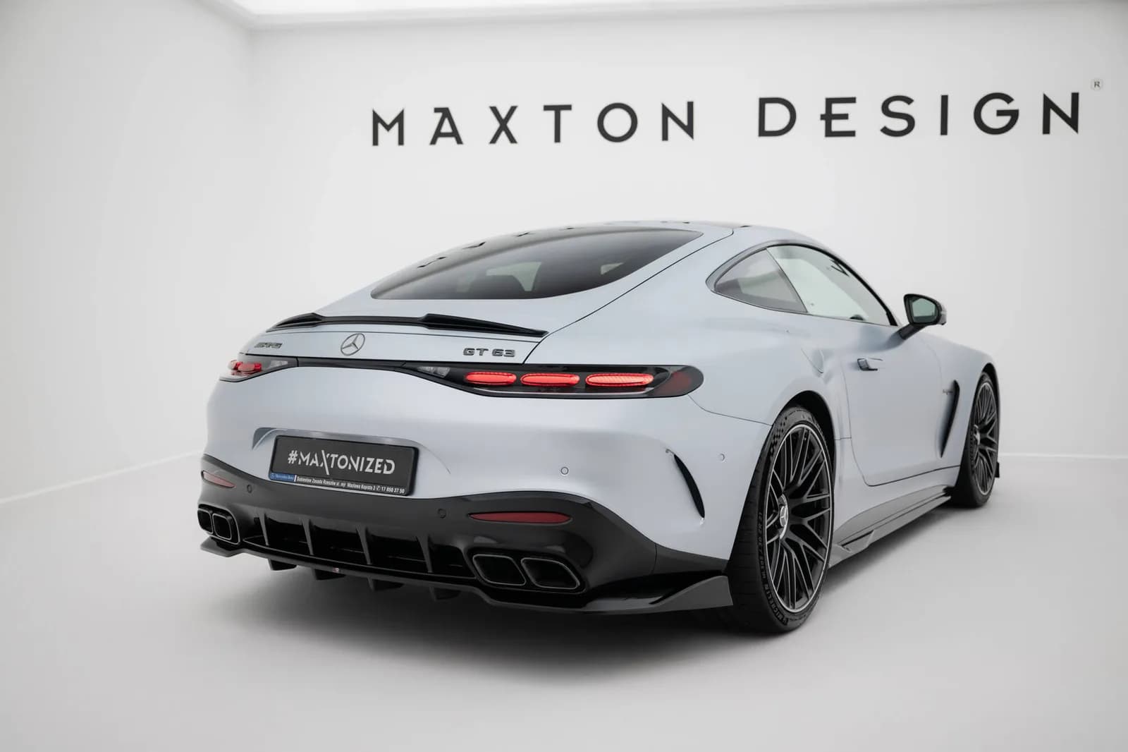 Задній сплітер (Z Dyfuzorem) V.2 Maxton Mercedes-AMG GT 63 / 55 / 63 S E Performance C192 - фото My Tuning Lab
