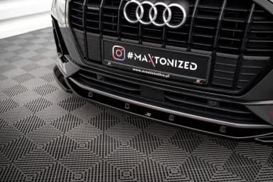 Передній сплітер V.3 Maxton Audi Q3 Sportback / SUV S-Line F3 - фото My Tuning Lab