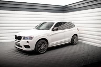Накладки на пороги Maxton BMW X3 M-пакет F25 - фото My Tuning Lab