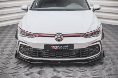 Канарди (аеродинамічні накладки переднього бампера) Maxton Volkswagen Golf GTI Mk8 - фото My Tuning Lab