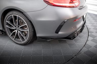 Задні сплітери Boczne Street Pro + Flaps Maxton Mercedes-AMG C43 Coupe / Cabrio C205 Facelift / A205 Facelift - фото My Tuning Lab