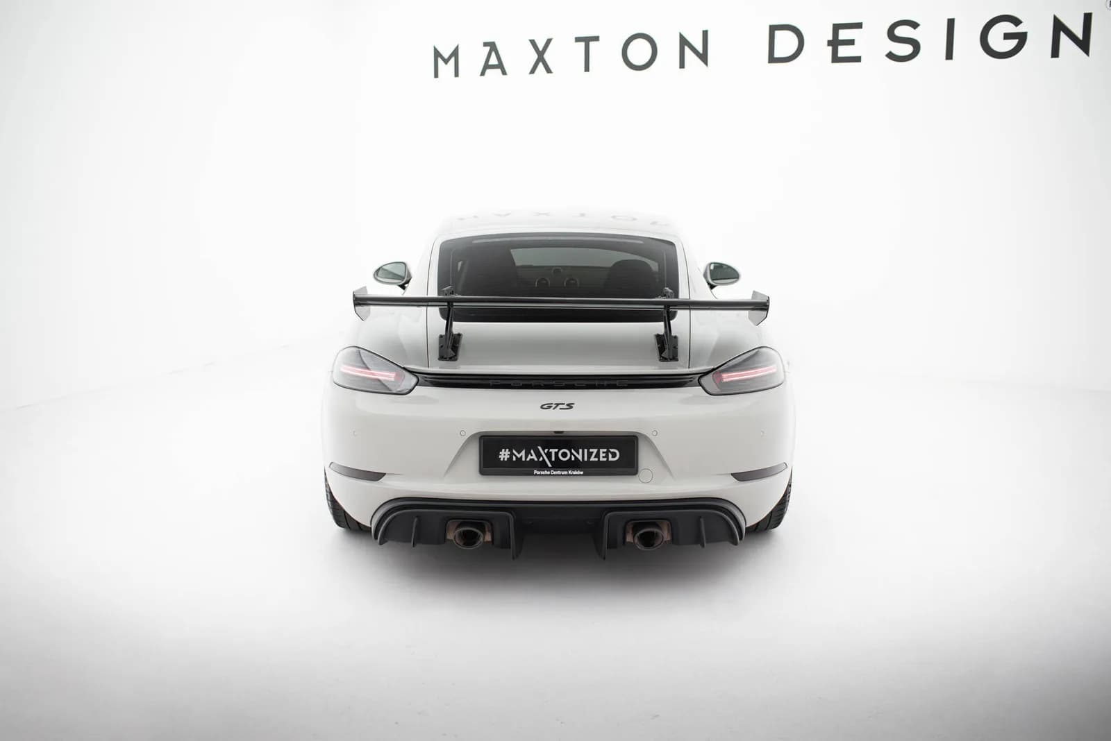 Karbonowy Spoiler Z Górnymi Mocowaniami V.2 Maxton Porsche 718 Cayman 982c - фото My Tuning Lab