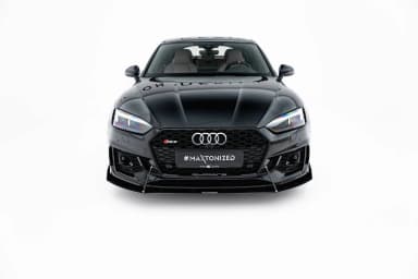 Передній сплітер Racing V.2 Maxton Audi RS5 Coupe / Sportback F5 - фото My Tuning Lab
