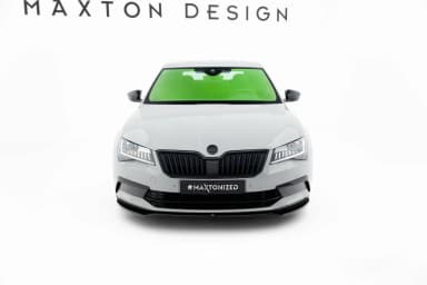 Передній сплітер V.2 Maxton Skoda Superb Liftback / Combi Mk3 - фото My Tuning Lab