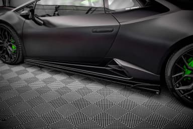 Накладки на пороги Maxton Lamborghini Huracan EVO - фото My Tuning Lab