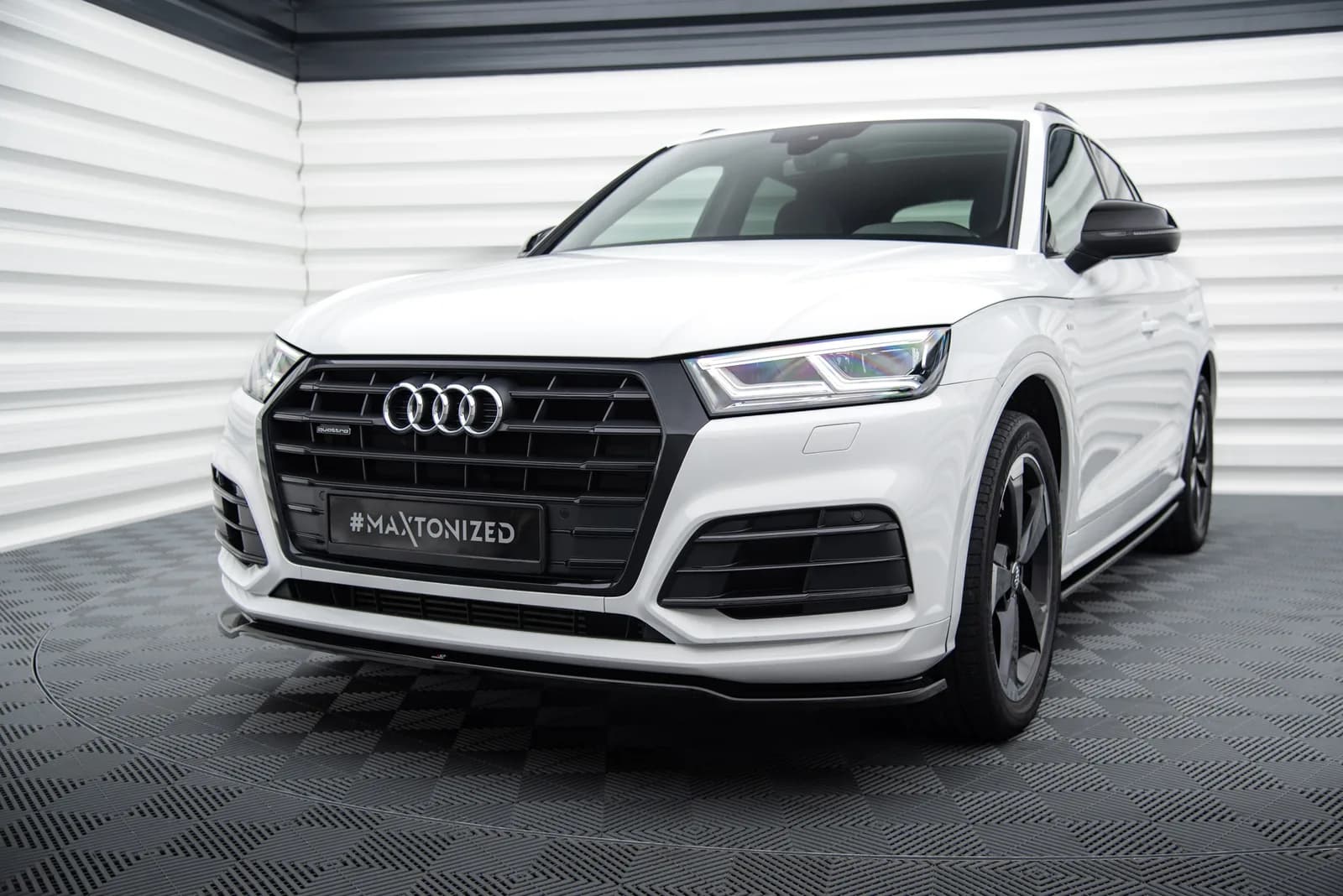 Передній сплітер Maxton Audi SQ5/Q5 S-line Mk2 - фото My Tuning Lab