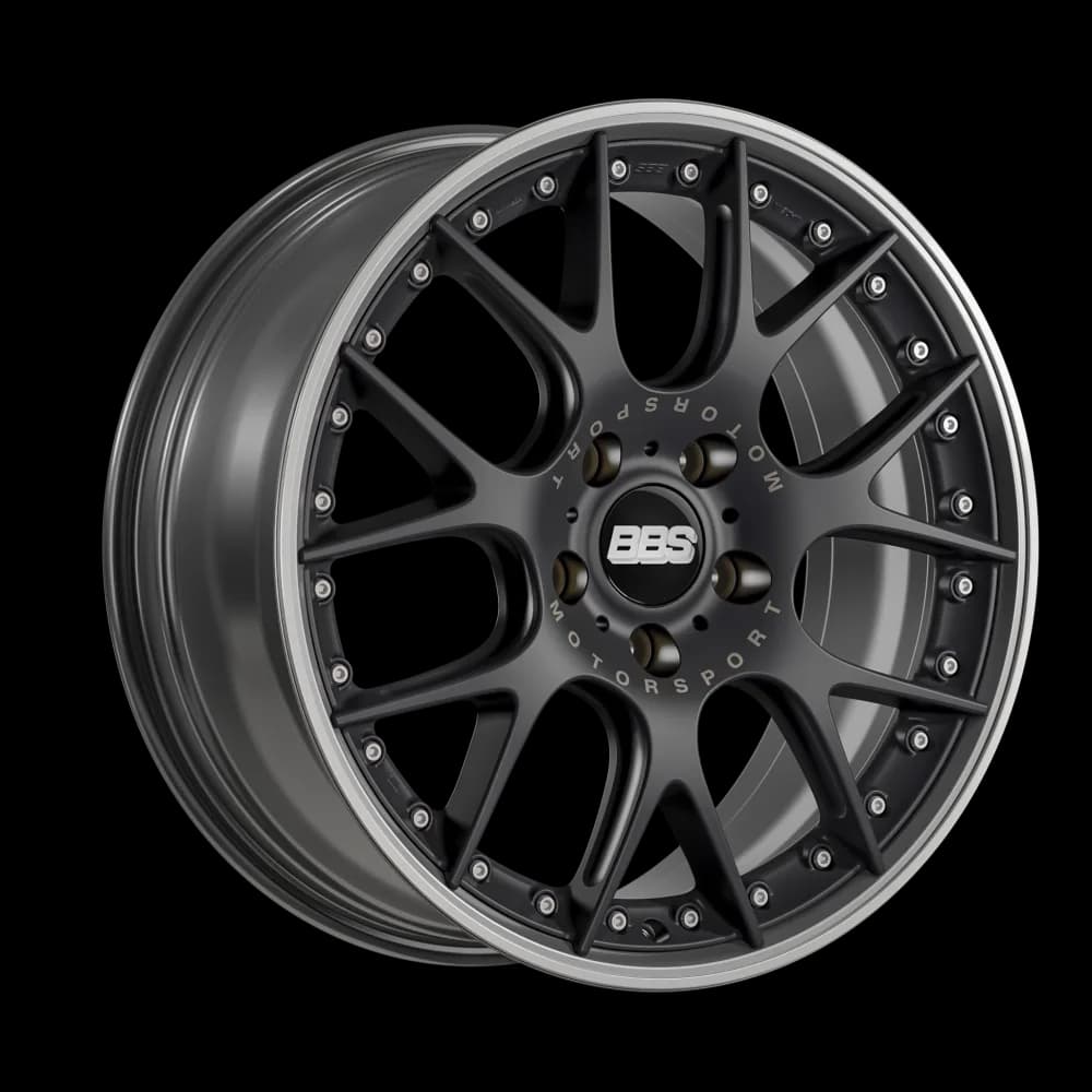 Легкосплавний диск 20" BBS CH-R 2 20x8,5 ET49 5x130 чорний сатиновий - фото My Tuning Lab