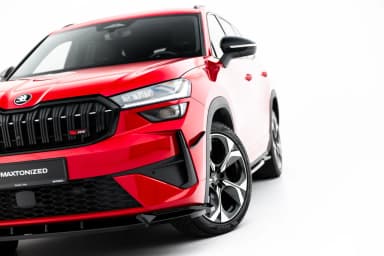 Канарди (аеродинамічні накладки переднього бампера) Maxton Skoda Kodiaq RS Mk2 - фото My Tuning Lab