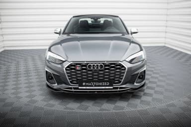 Передній сплітер V.1 Maxton Audi S5 / A5 S-Line F5 Facelift - фото My Tuning Lab