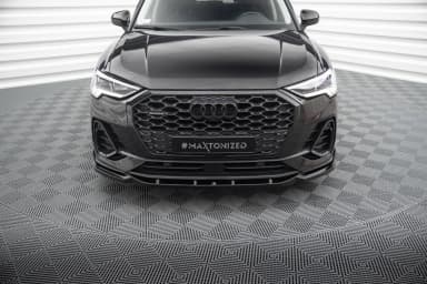 Передній сплітер V.2 Maxton Audi Q3 Sportback F3 - фото My Tuning Lab