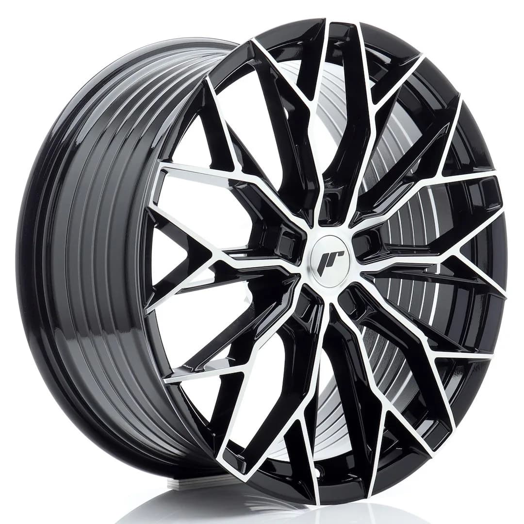 Легкосплавний диск 20" Japan Racing JR49 20x9 ET20-51 5H BLANK глянцевий чорний фрезерована лицьова частина - фото My Tuning Lab