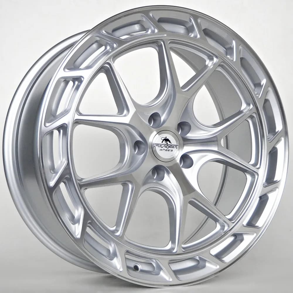 Легкосплавний диск 19" Forzza Saturn 19x8,5 ET32 5x120 срібний лицьова частина Machined - фото My Tuning Lab