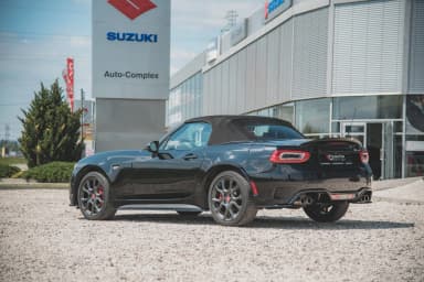 Накладки на пороги Maxton Abarth 124 Spider - фото My Tuning Lab