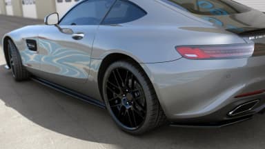 Накладки на пороги Maxton Mercedes-AMG GT / GT S C190 Facelift - фото My Tuning Lab