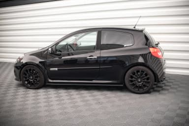 Задні сплітери boczne Maxton Renault Clio III RS (чорний глянець) - фото My Tuning Lab