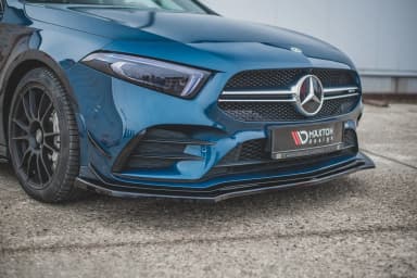 Maxton Design Передній сплітер V.2 Mercedes A35 AMG Aero W177 - фото My Tuning Lab