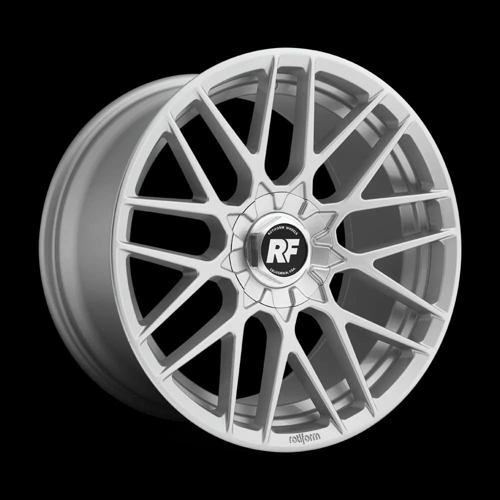Легкосплавний диск 19" Rotiform R140 RSE 19x8,5 ET35 5x120 глянцевий срібний - фото My Tuning Lab