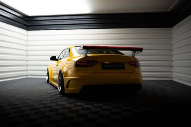 Karbonowy Spoiler Z Zewnętrznymi Wspornikami + LED Maxton Audi A5 Coupe 8T - фото My Tuning Lab