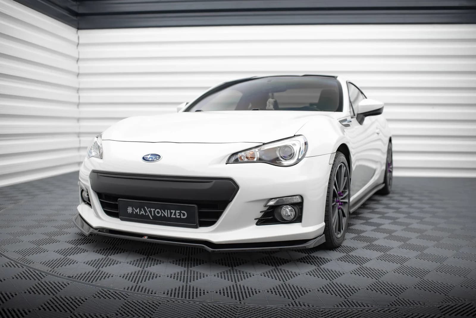 Передній сплітер V.2 Maxton Subaru BRZ - фото My Tuning Lab