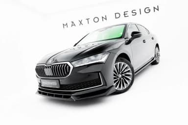 Передній сплітер V.2 Maxton Skoda Superb Mk4 - фото My Tuning Lab