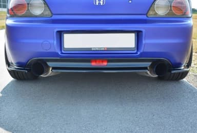 Задні сплітери boczne Maxton Honda S2000 (чорний глянець) - фото My Tuning Lab