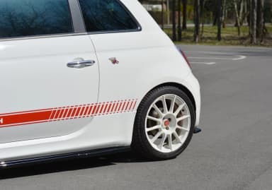 Задні сплітери Boczne Maxton Abarth 500 Mk1 - фото My Tuning Lab